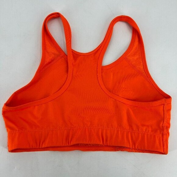 Pink by Victoria's Secret VS Ultimate Orange Gold Logo Sports Bra Women's Size L - Picture 6 of 8